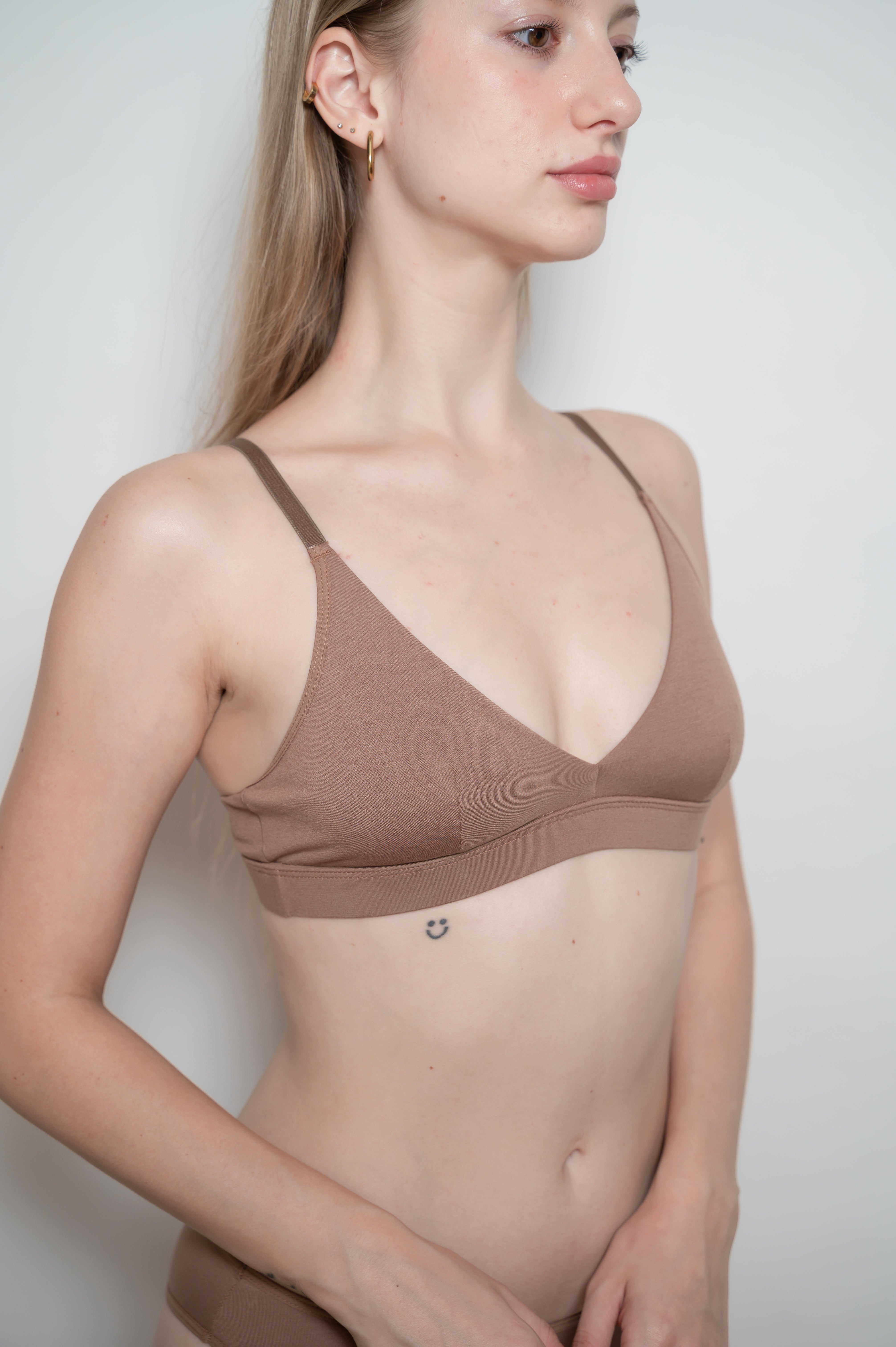 Siris Soft Bralette - Chocolate