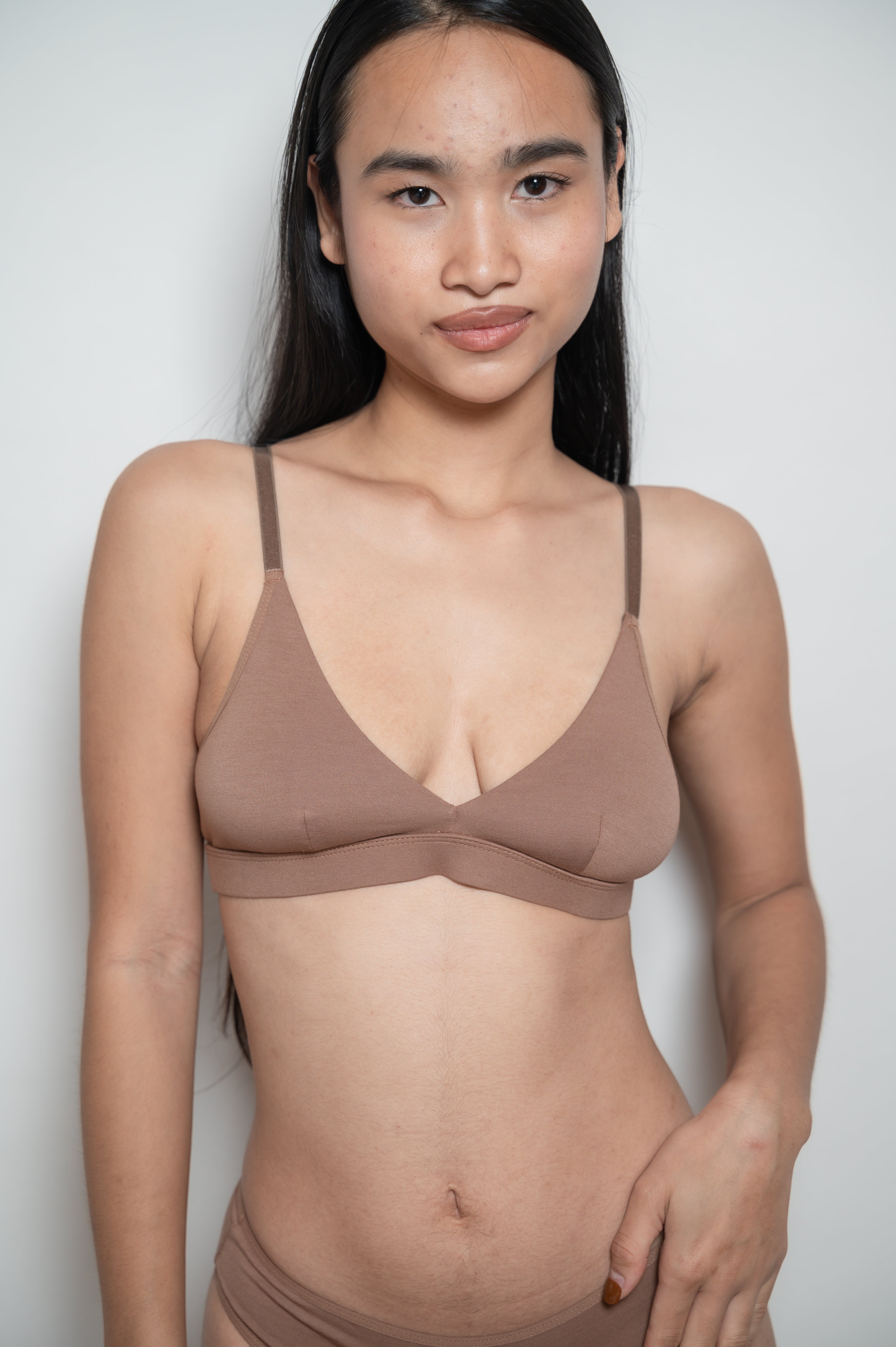 Siris Soft Bralette - Chocolate